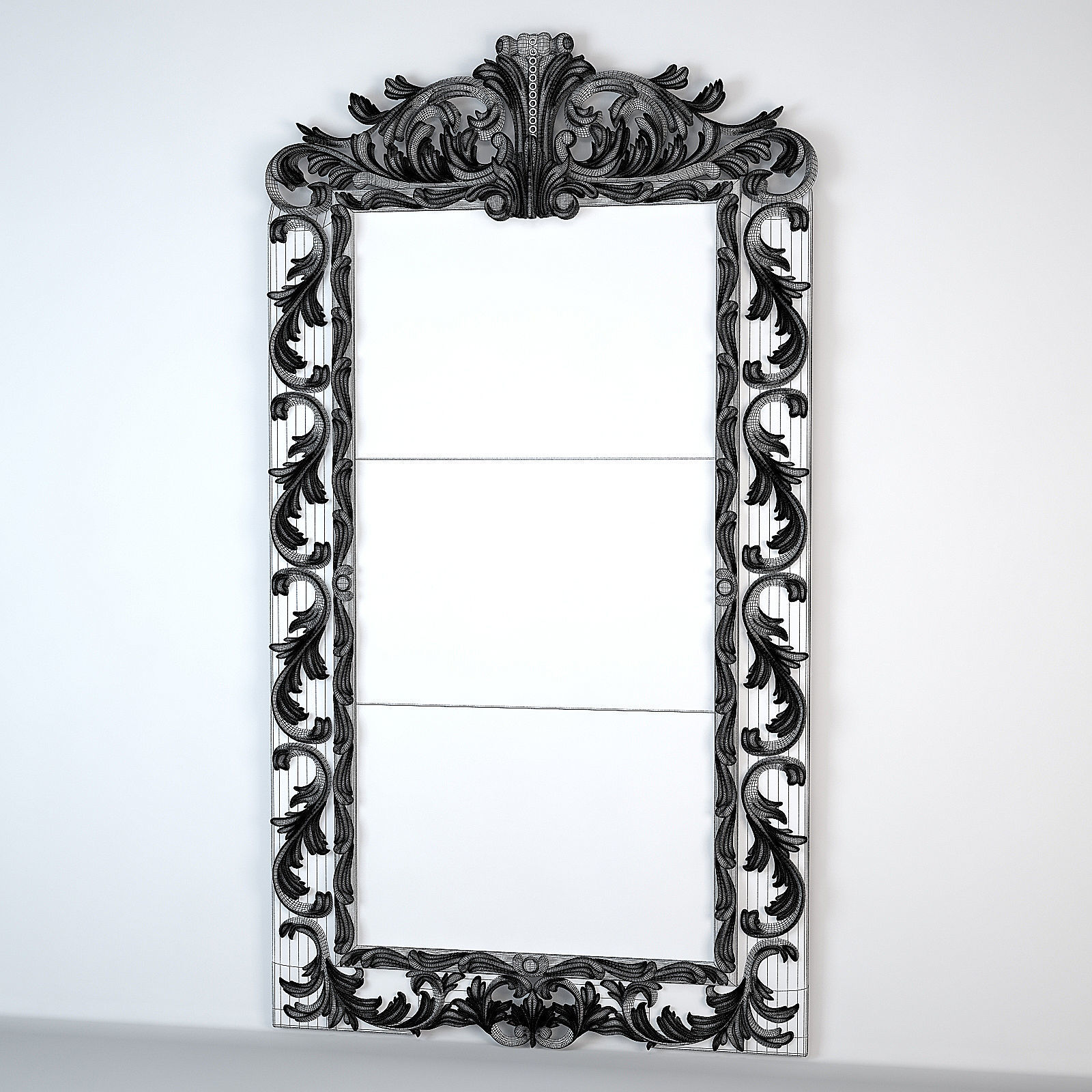 Christopher Guy Art Deco Mirror 3D model_2