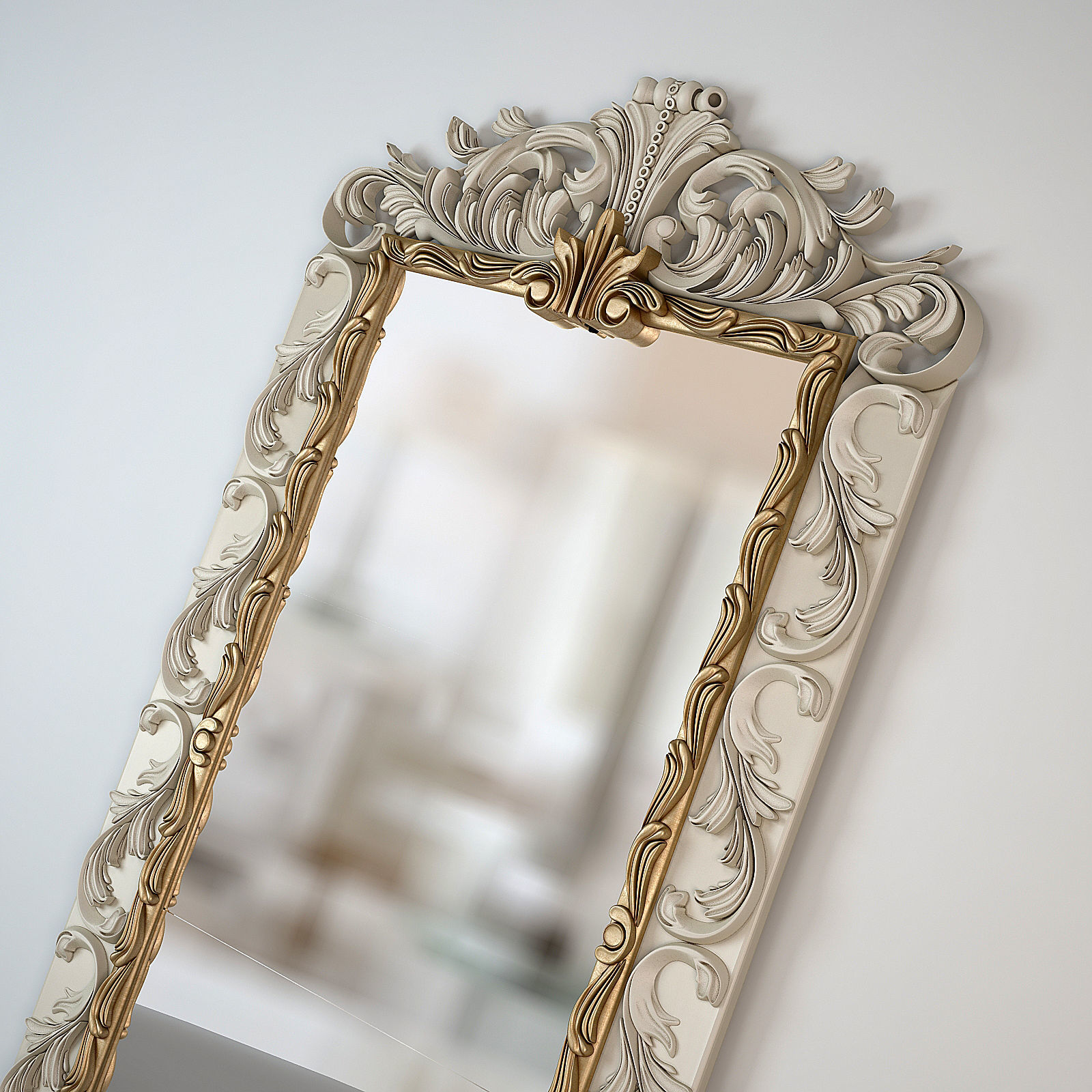 Christopher Guy Art Deco Mirror 3D model_1