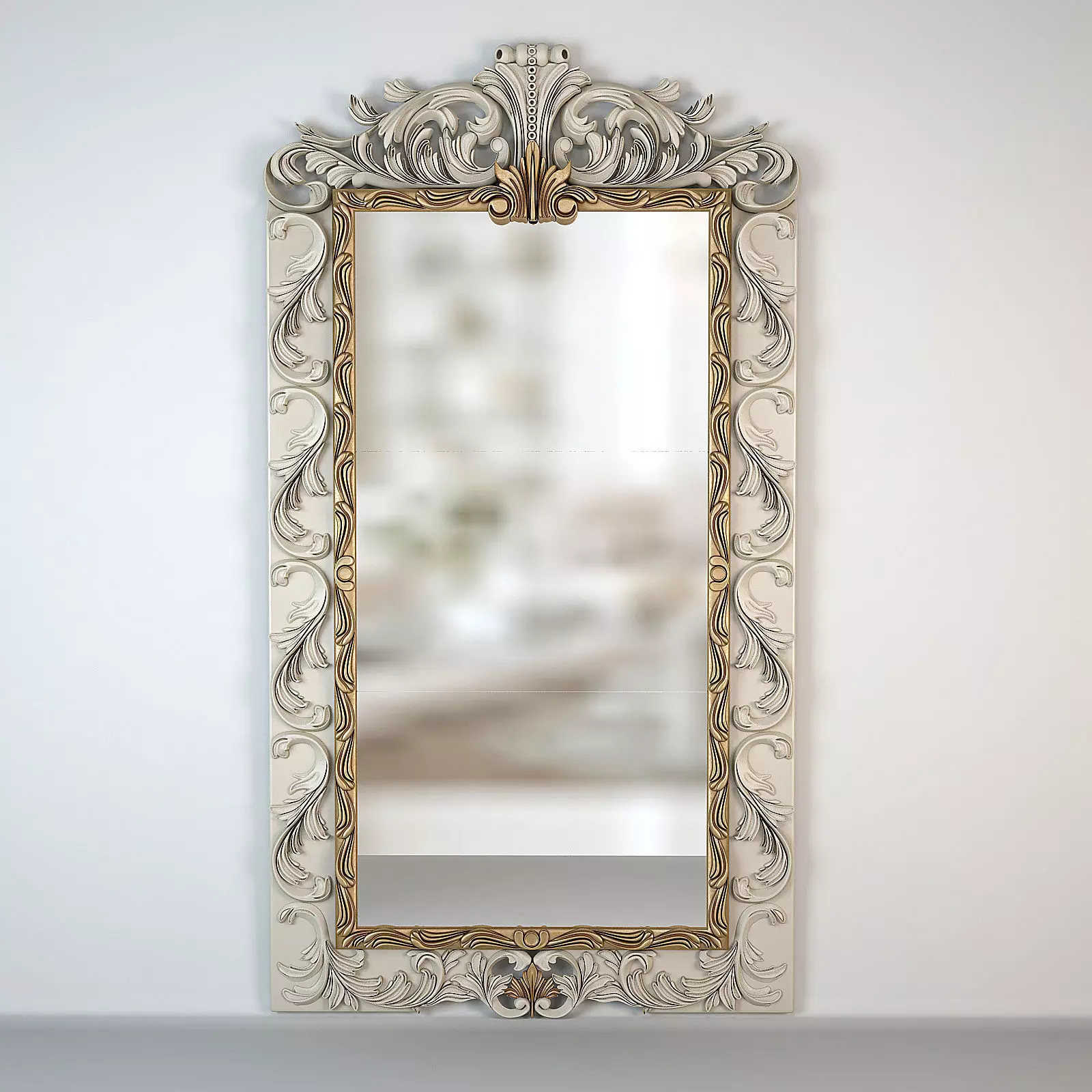 Christopher Guy Art Deco Mirror 3D model_0