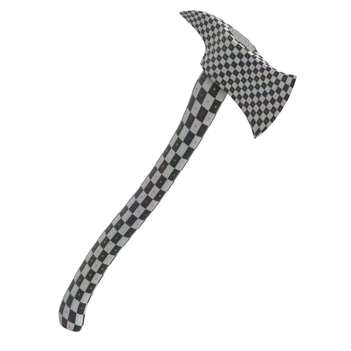Firefighter Axe 3D model_13