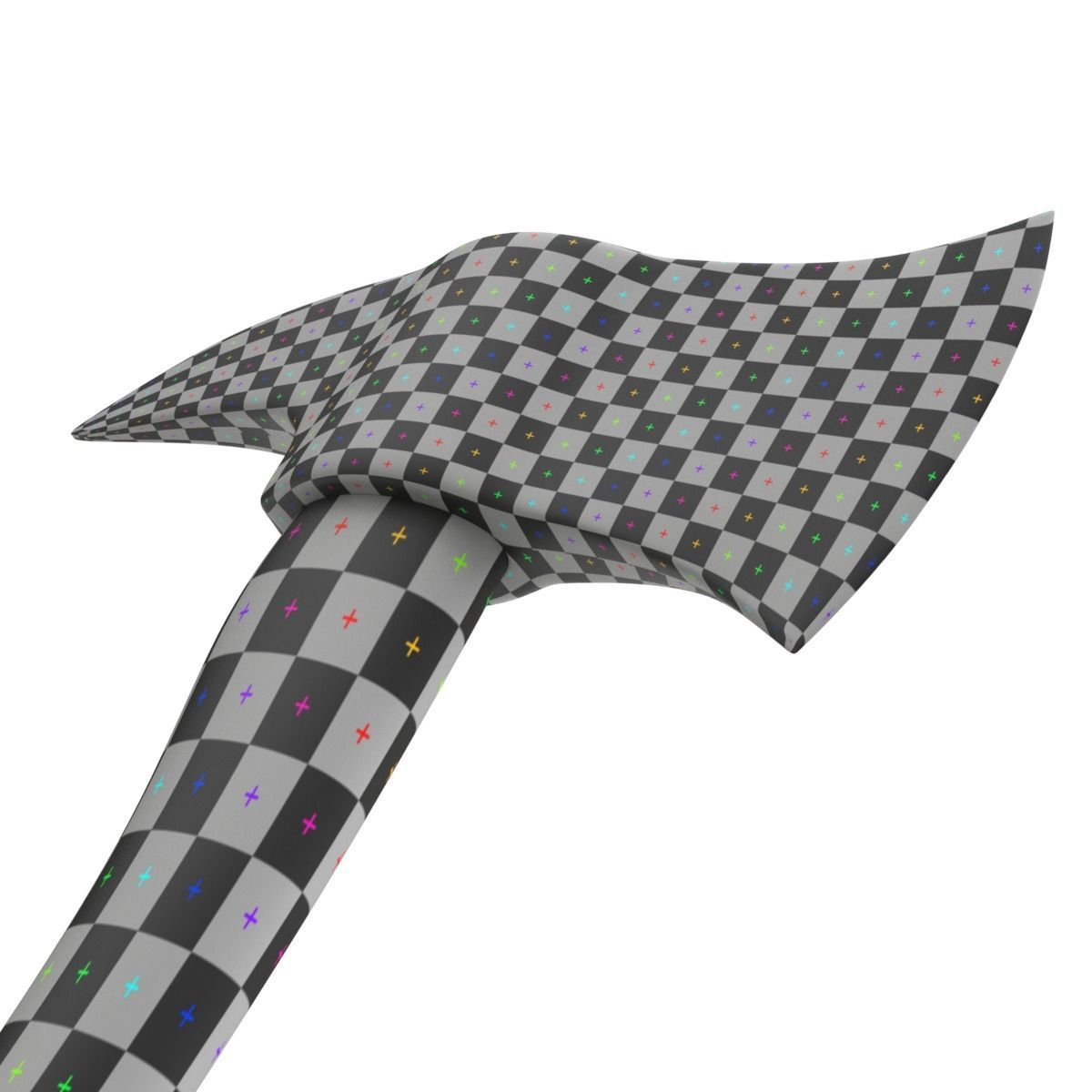 Firefighter Axe 3D model_12