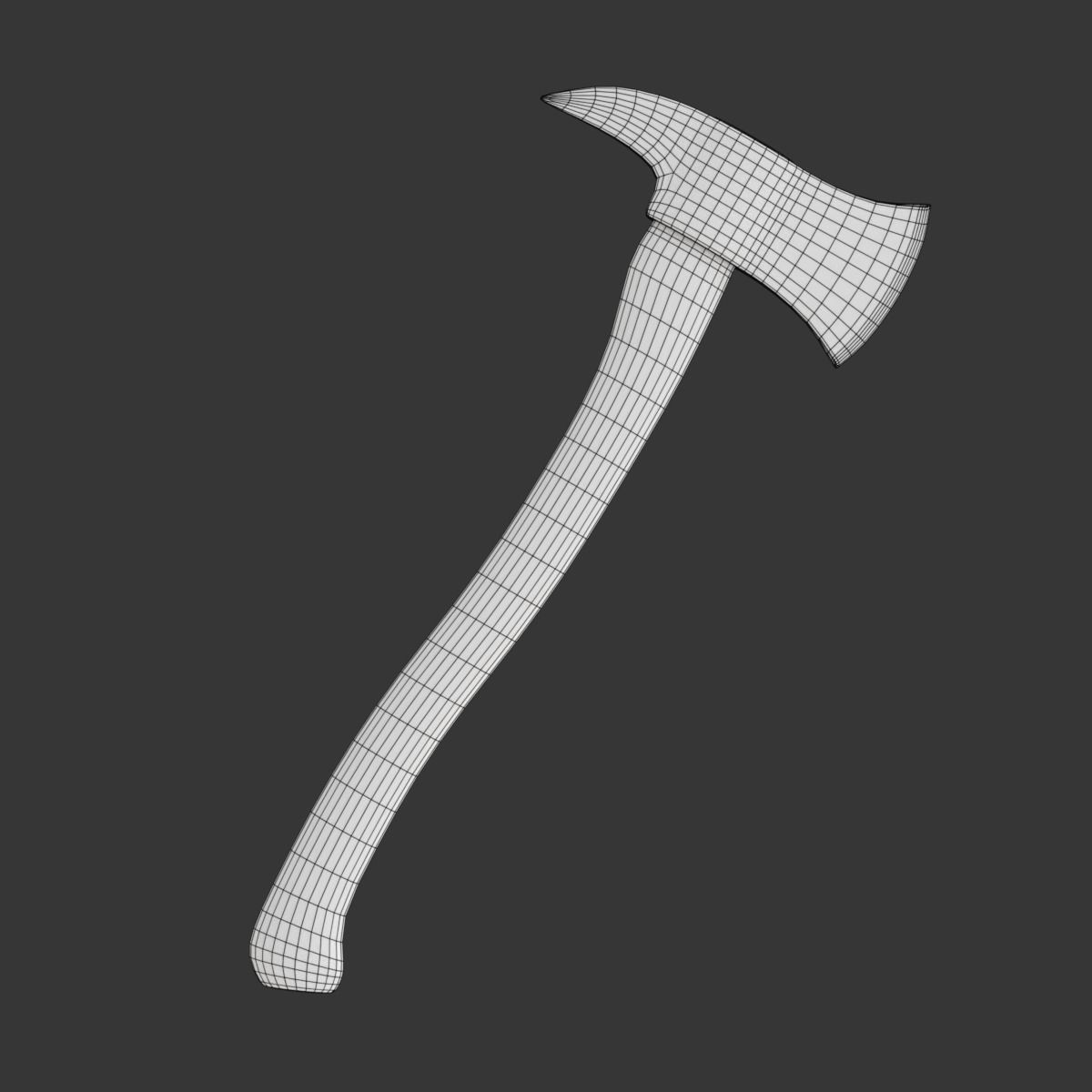 Firefighter Axe 3D model_20