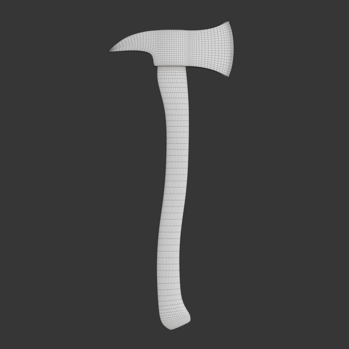 Firefighter Axe 3D model_24