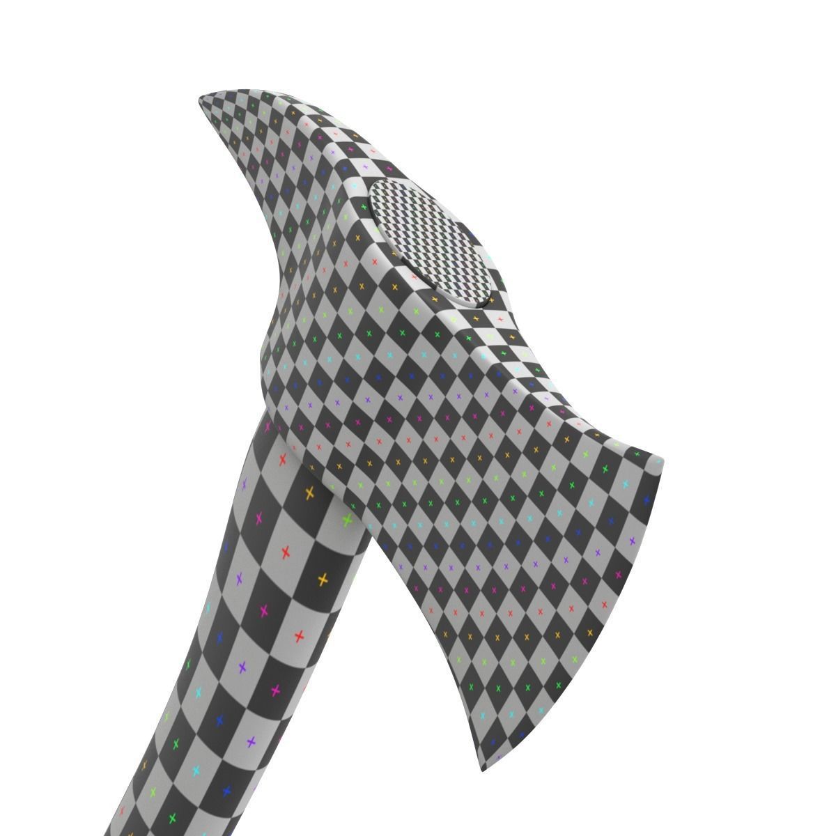 Firefighter Axe 3D model_11