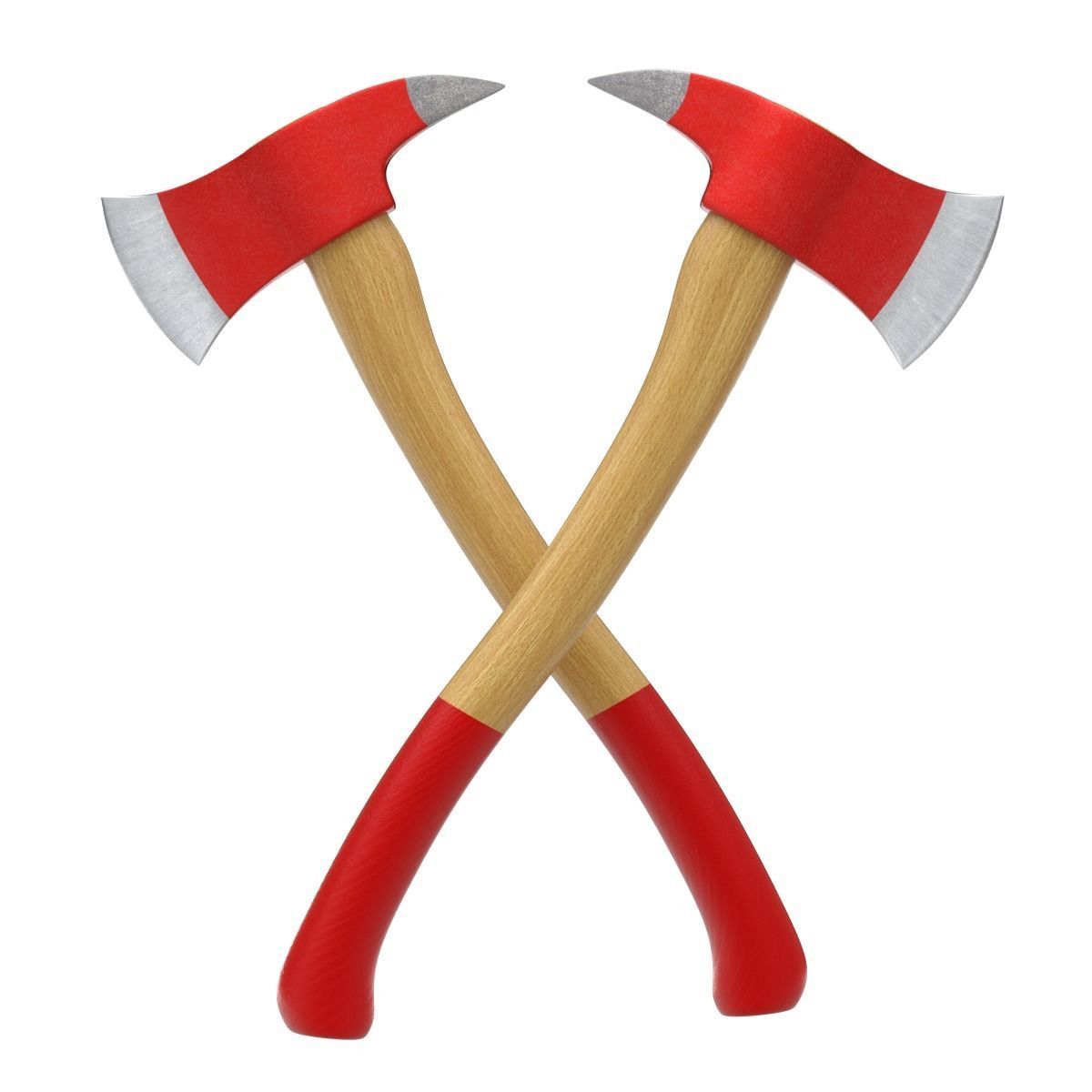 Firefighter Axe 3D model_1