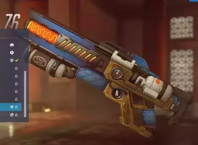 Soldier 76 Grillmaster76 skin rifle cosplay prop 3D print model