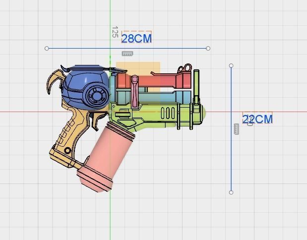 Pajamei Mei gun cosplay prop 3D model 3D printable | CGTrader