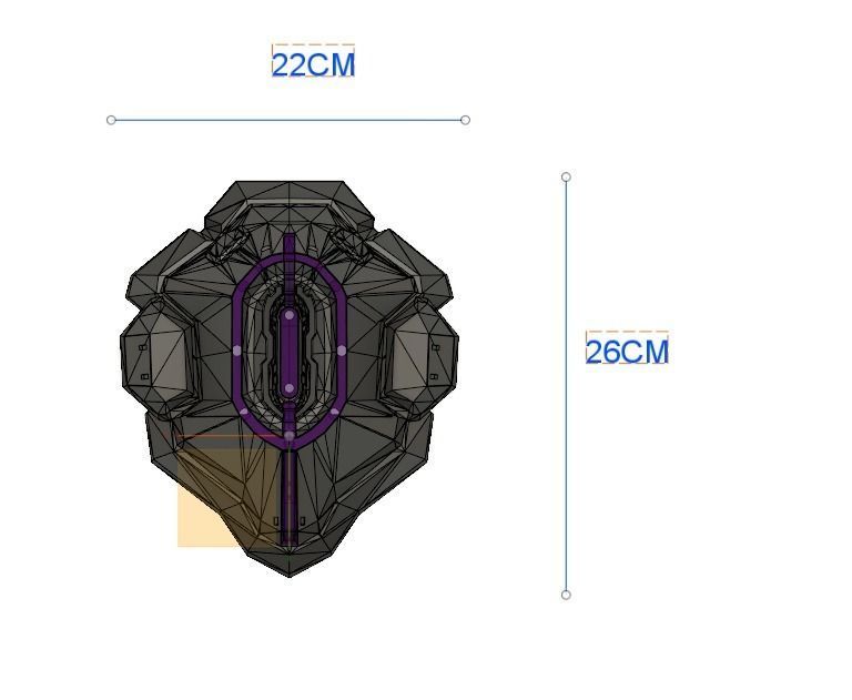 Sombra translocator cosplay prop 3D print model_8
