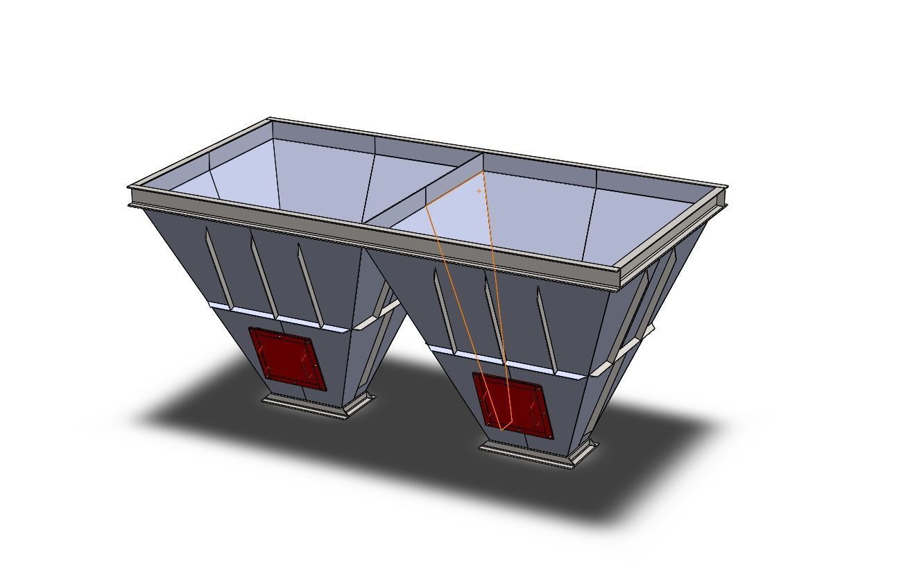 Hopper bunker 3D model_4