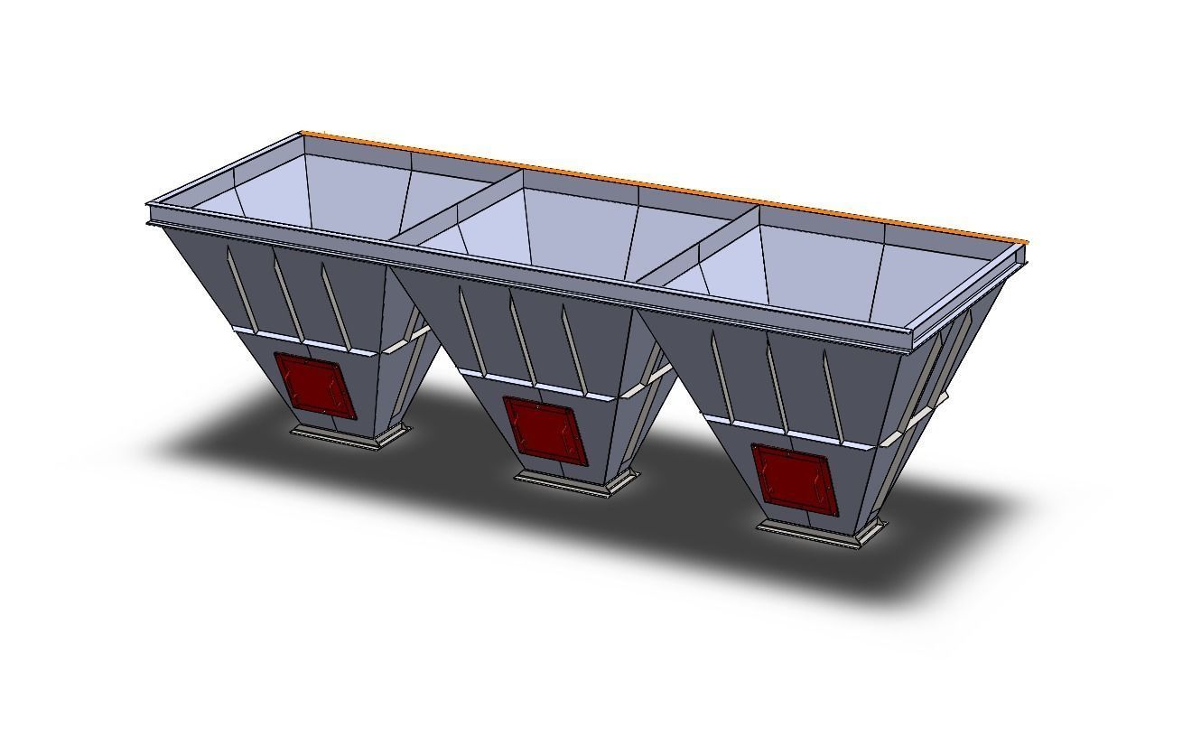 Hopper bunker 3D model_5