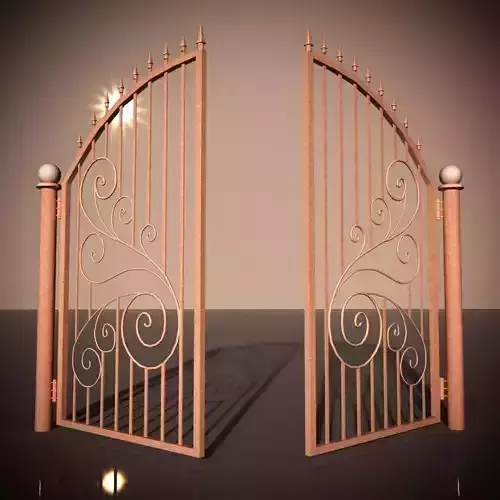 Bronze Gate 3D model