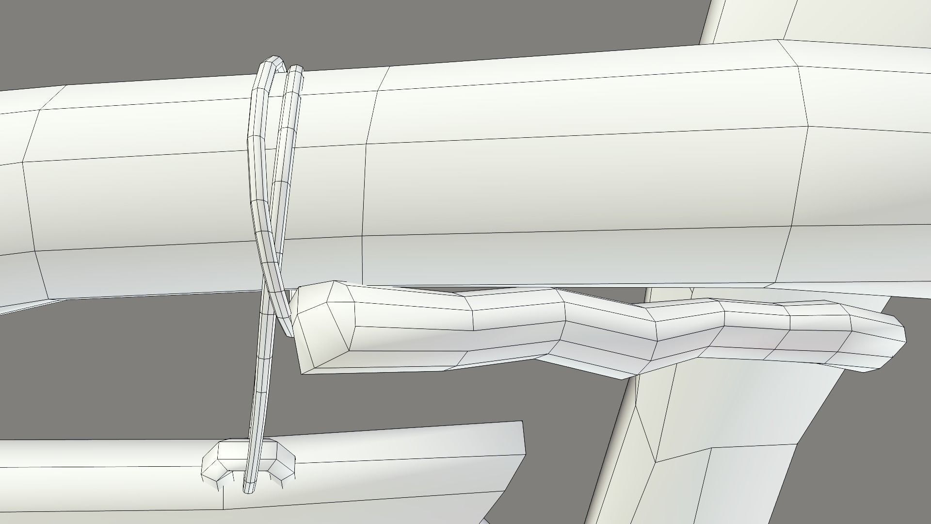 game ready road sign Low-poly 3D model_11