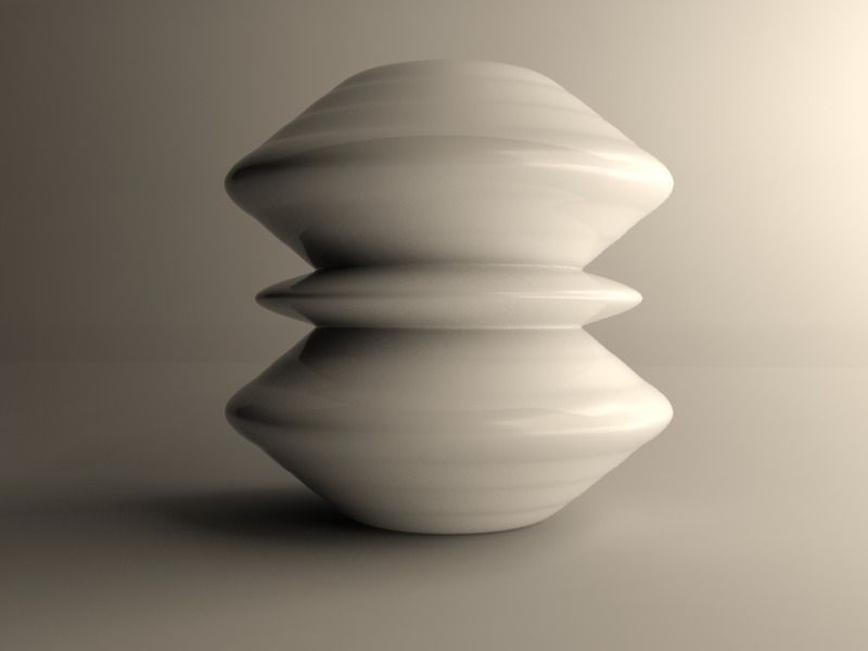 Modern vase 3D print model_1