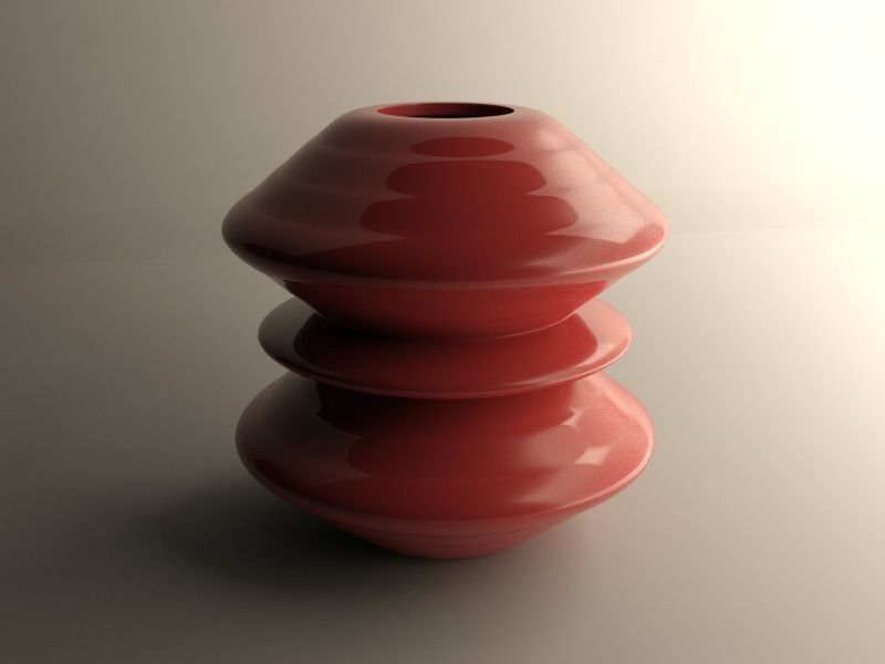 Modern vase 3D print model_4