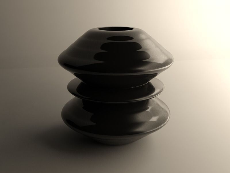 Modern vase 3D print model_2