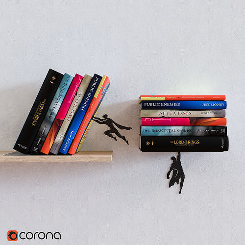 Superman shelves  3D model