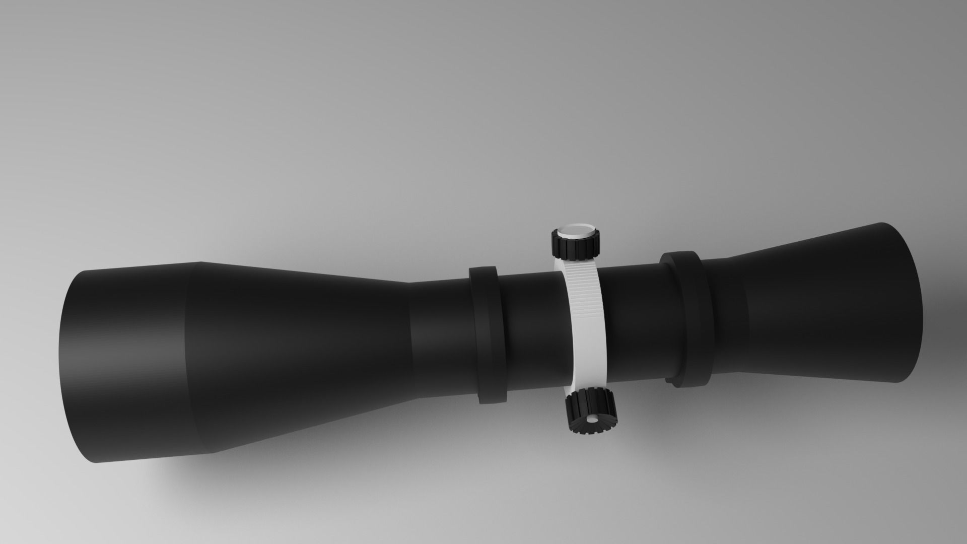 sniper scope Free low-poly 3D model_1