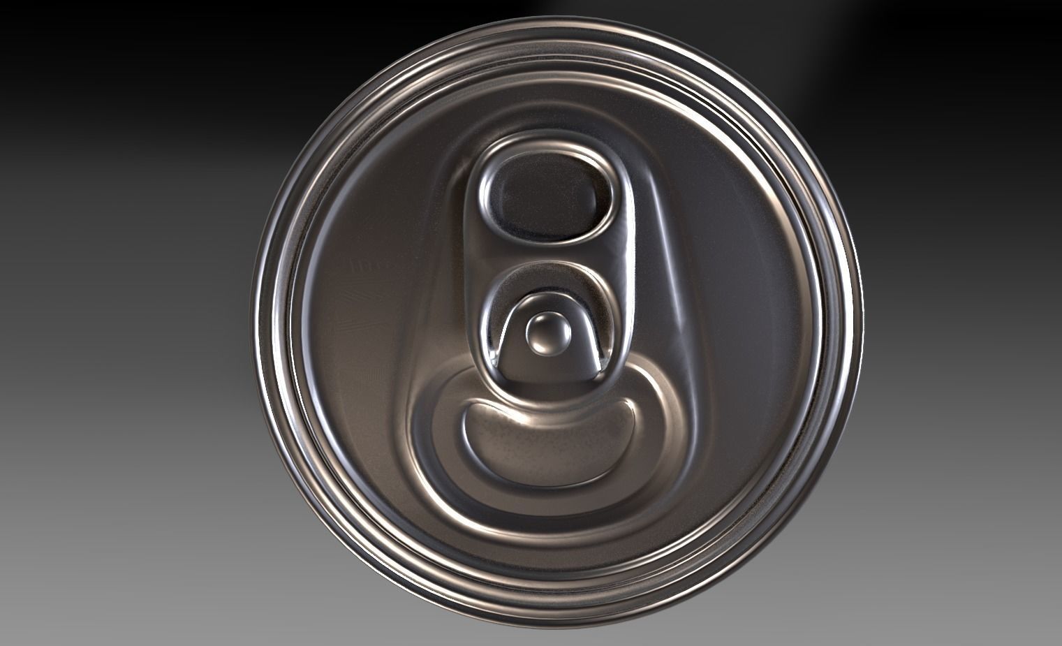 Generic Aluminum Drink Can 3D model_1
