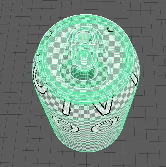 Generic Aluminum Drink Can 3D model_4