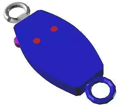 Box clasps 20 - Library techique 3D - Conception of jewels