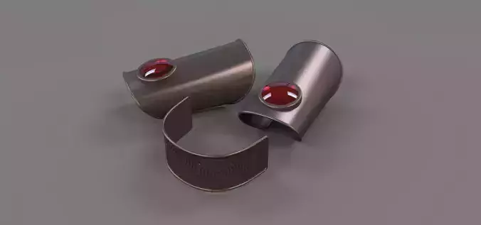 Arm cuffs and headband of Wiccan