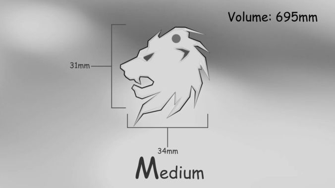 War Thunder Silver Lion Keychain Free 3D print model