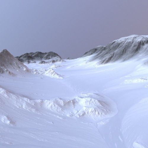 Landscape 28 Low-poly 3D model