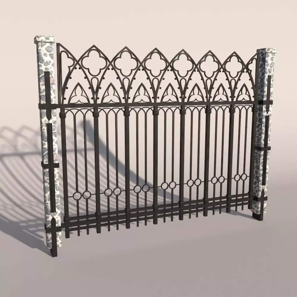 Fence 02 3D model
