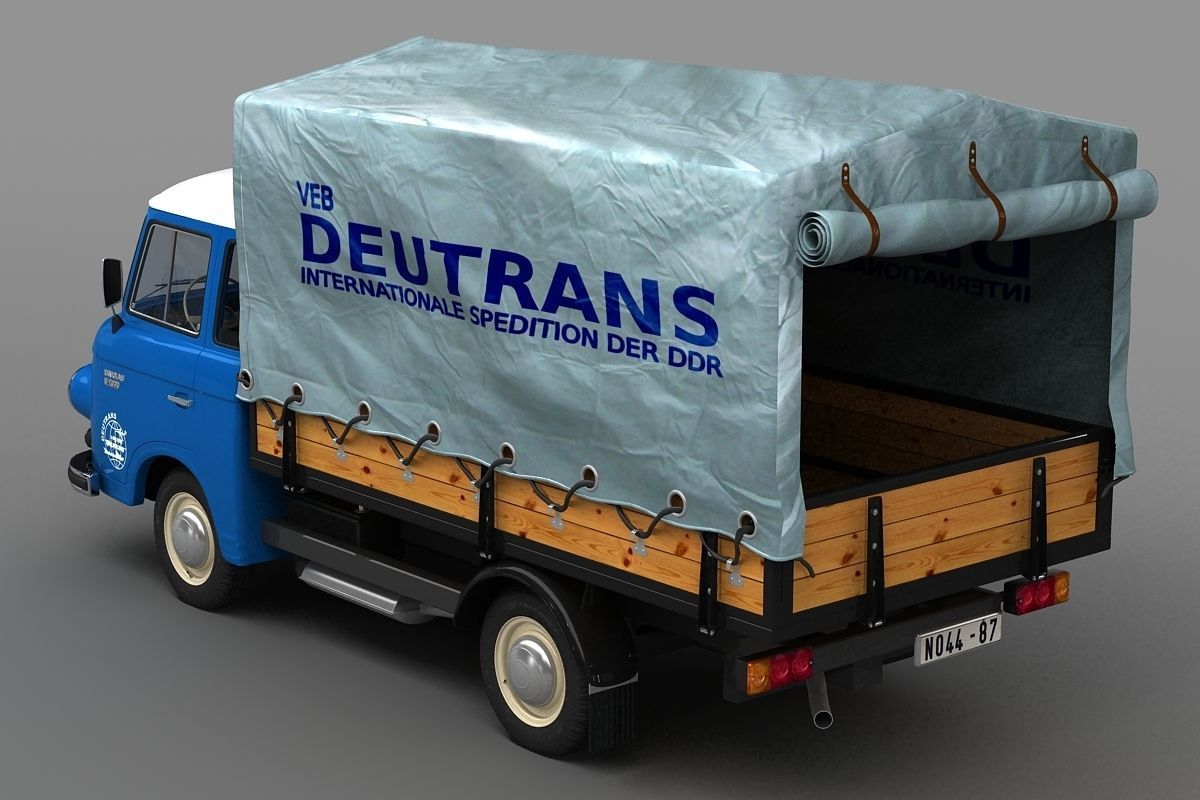 Barkas B1000 1961 3D model_2