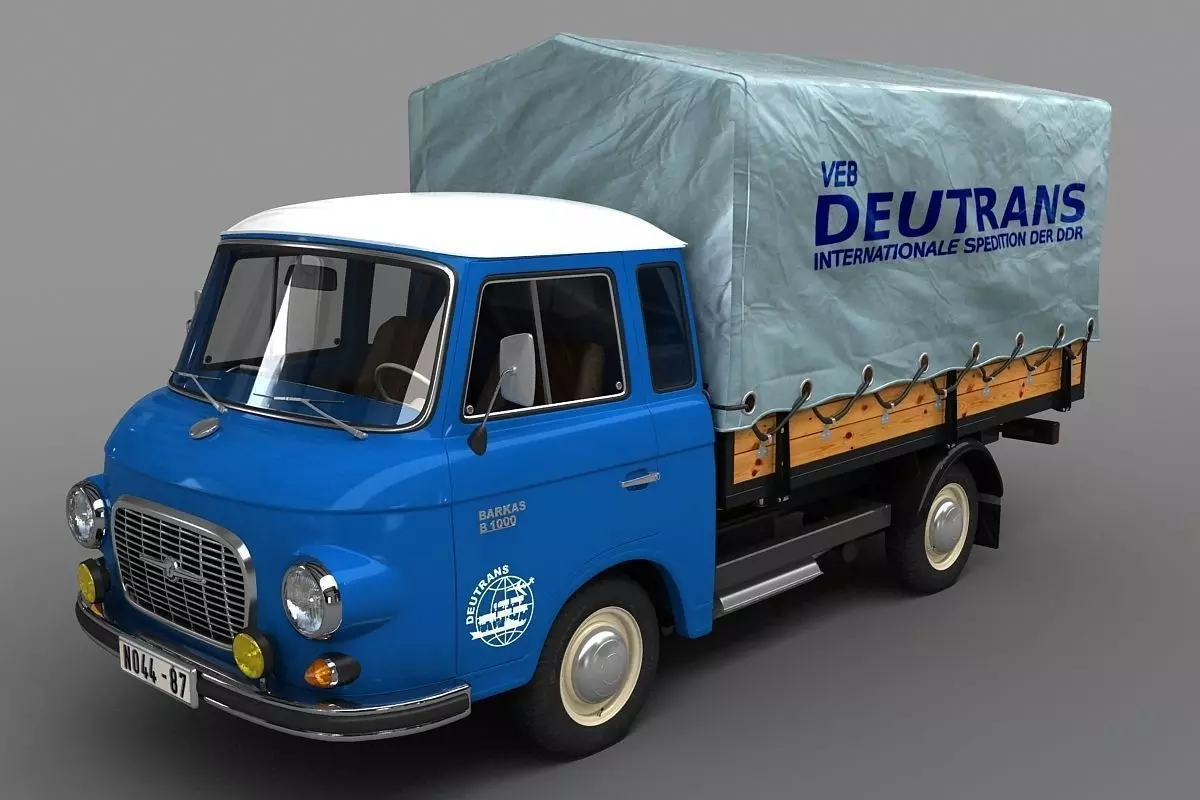 Barkas B1000 1961 3D model_0