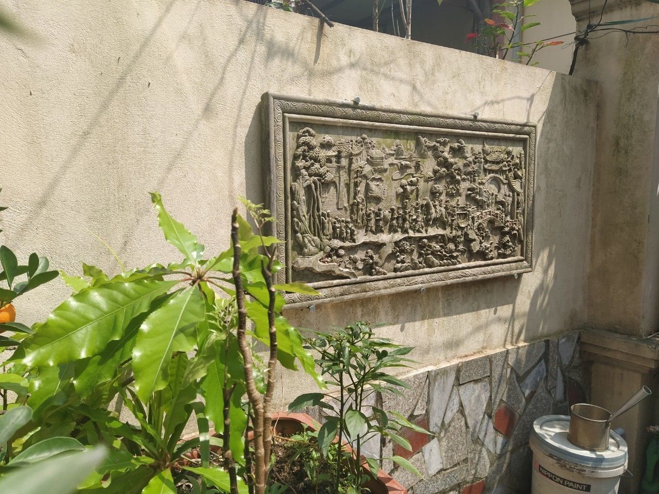 Mural landscape wood carving file stl OBJ and ZTL for CNC 3D print model_13