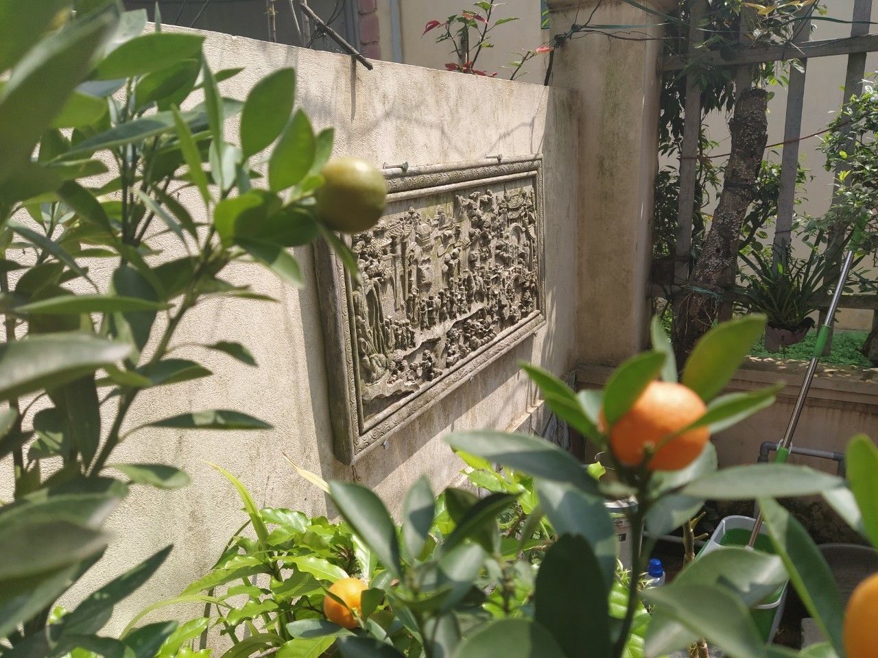 Mural landscape wood carving file stl OBJ and ZTL for CNC 3D print model_14