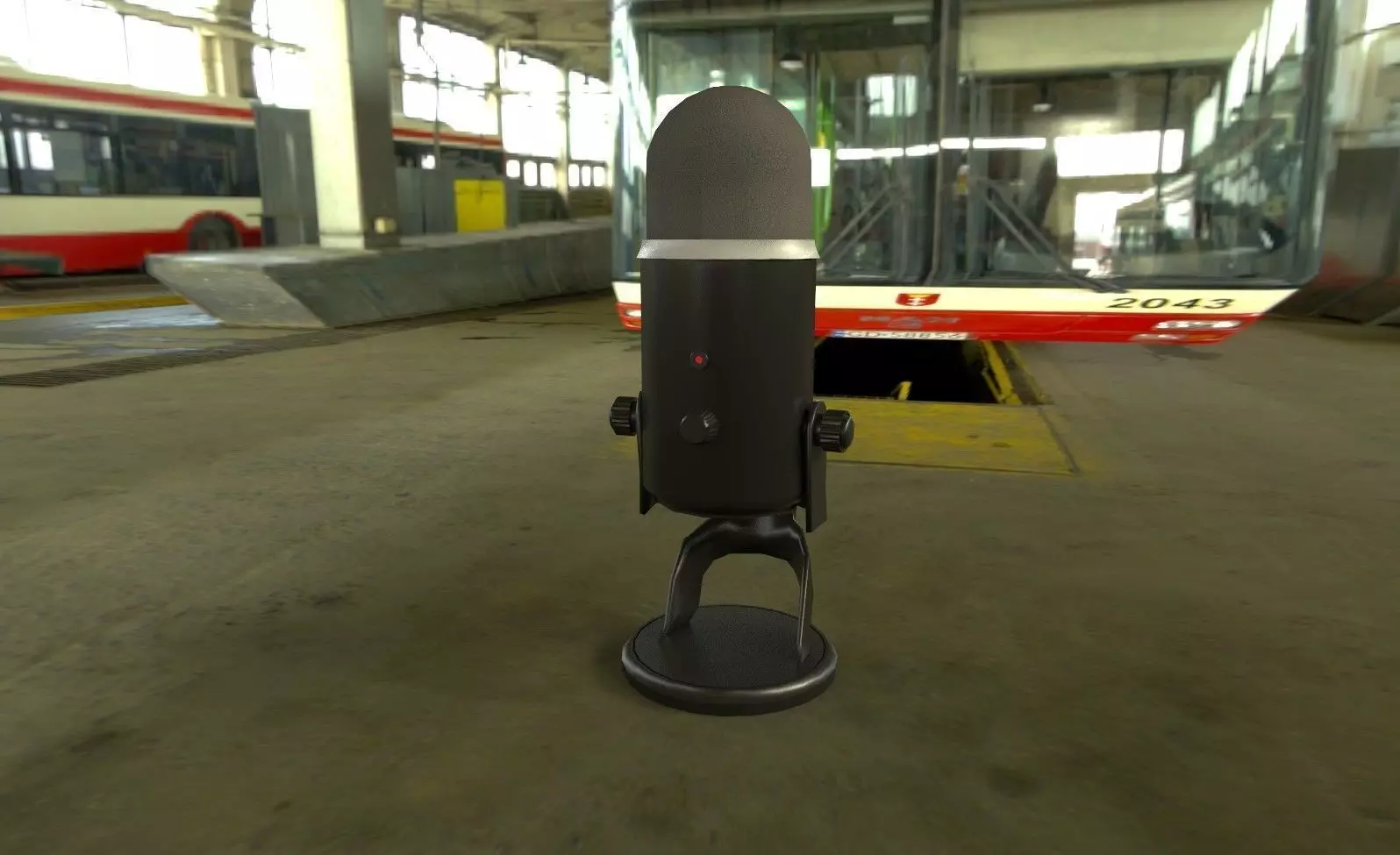 Microphone for gta san andreas Low-poly 3D model