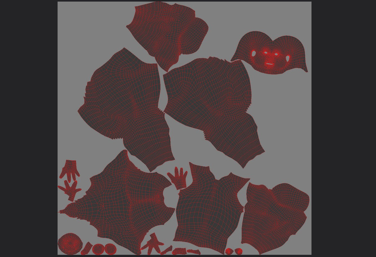 strong male Low-poly 3D model_13