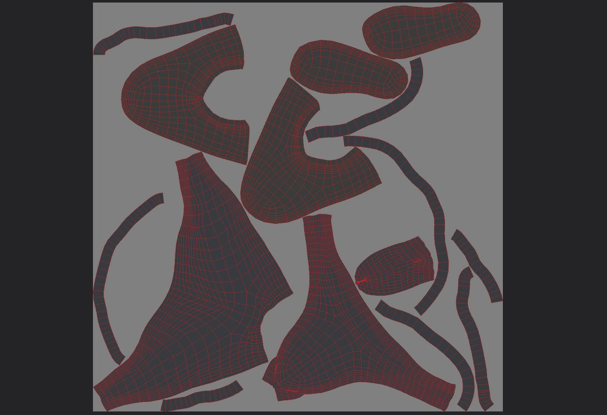 strong male Low-poly 3D model_14