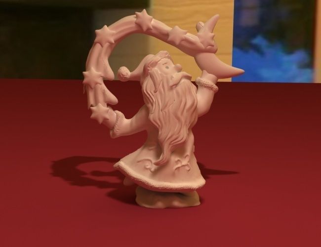 Magical Santa 3D print model_1