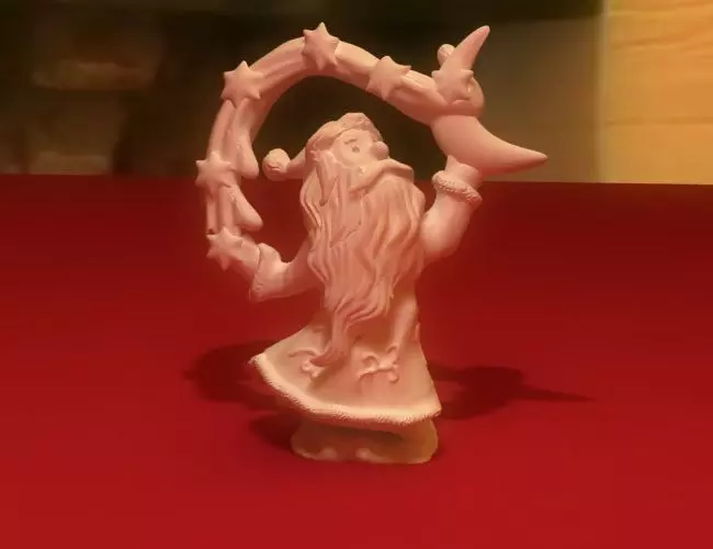 Magical Santa 3D print model_0