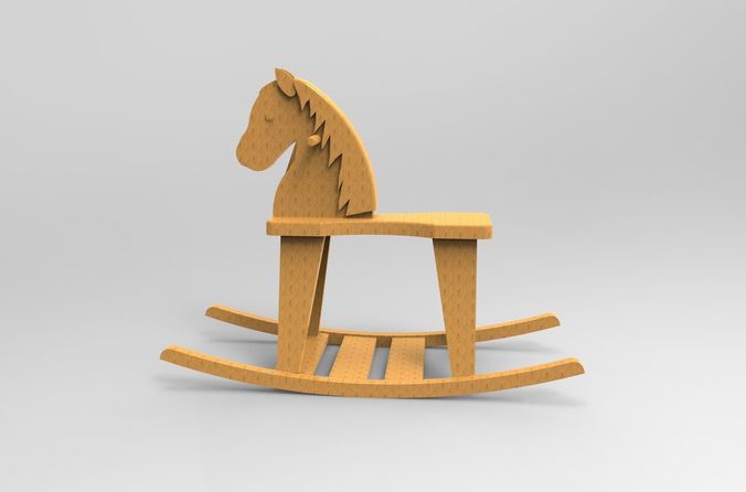 horse toy 3D print model