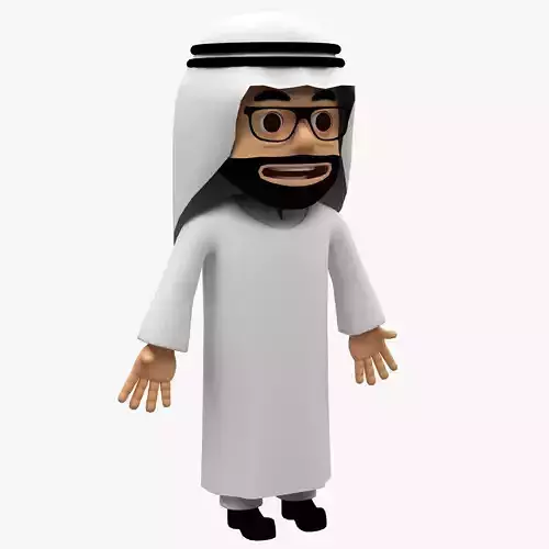 Arab cartoon character
