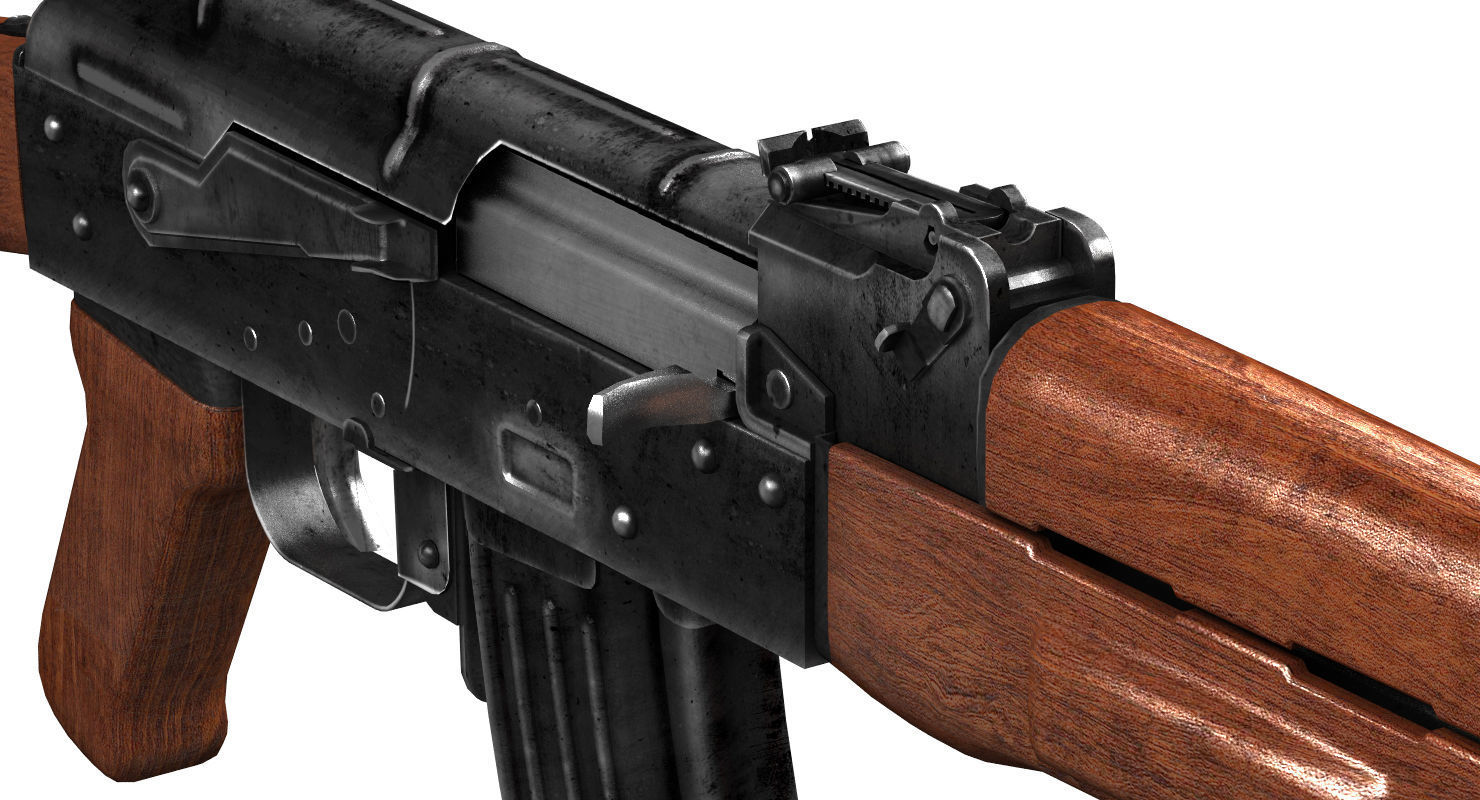 ak47 kalashnikov 3D model_2