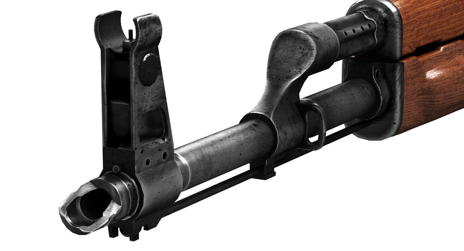 ak47 kalashnikov 3D model_3