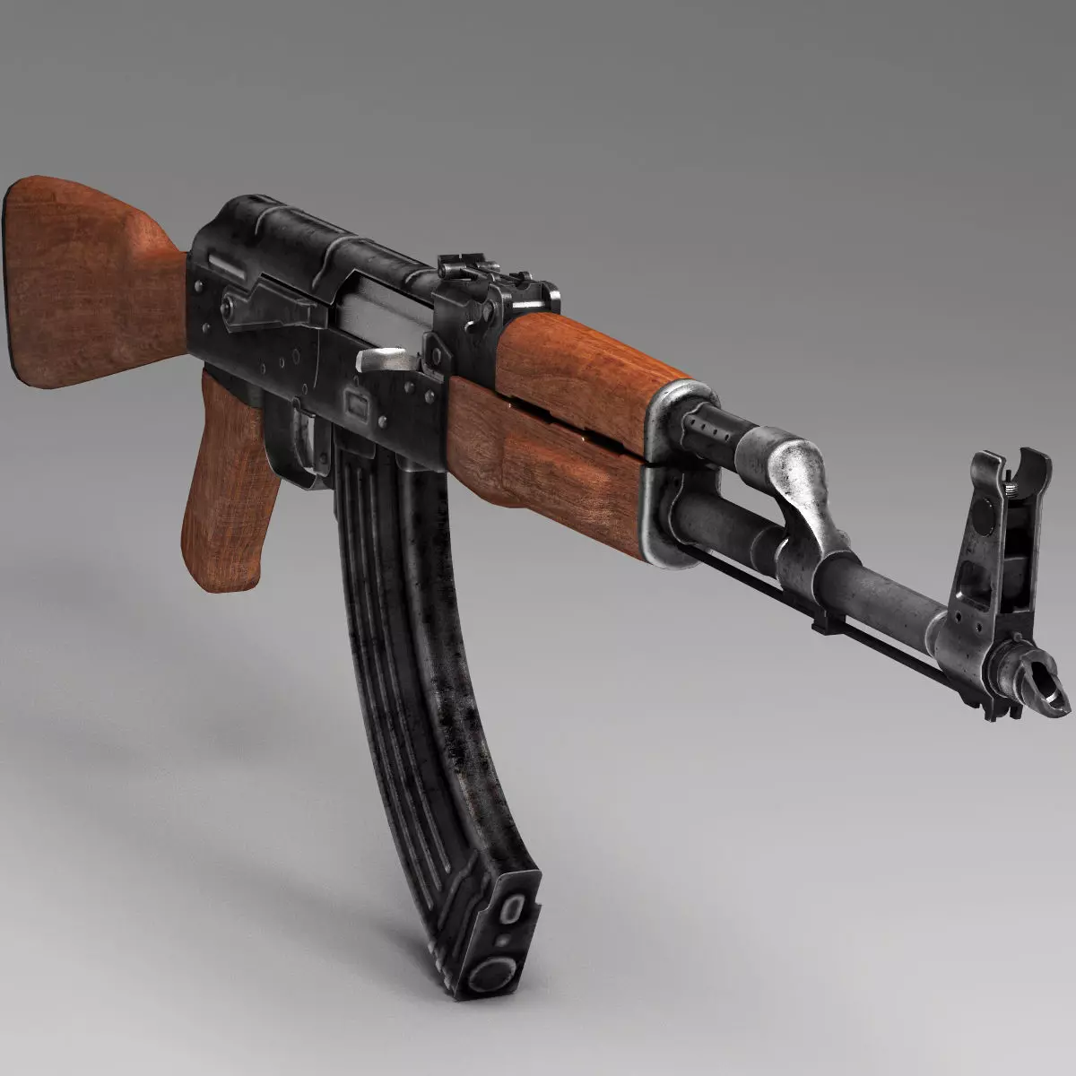ak47 kalashnikov 3D model_0