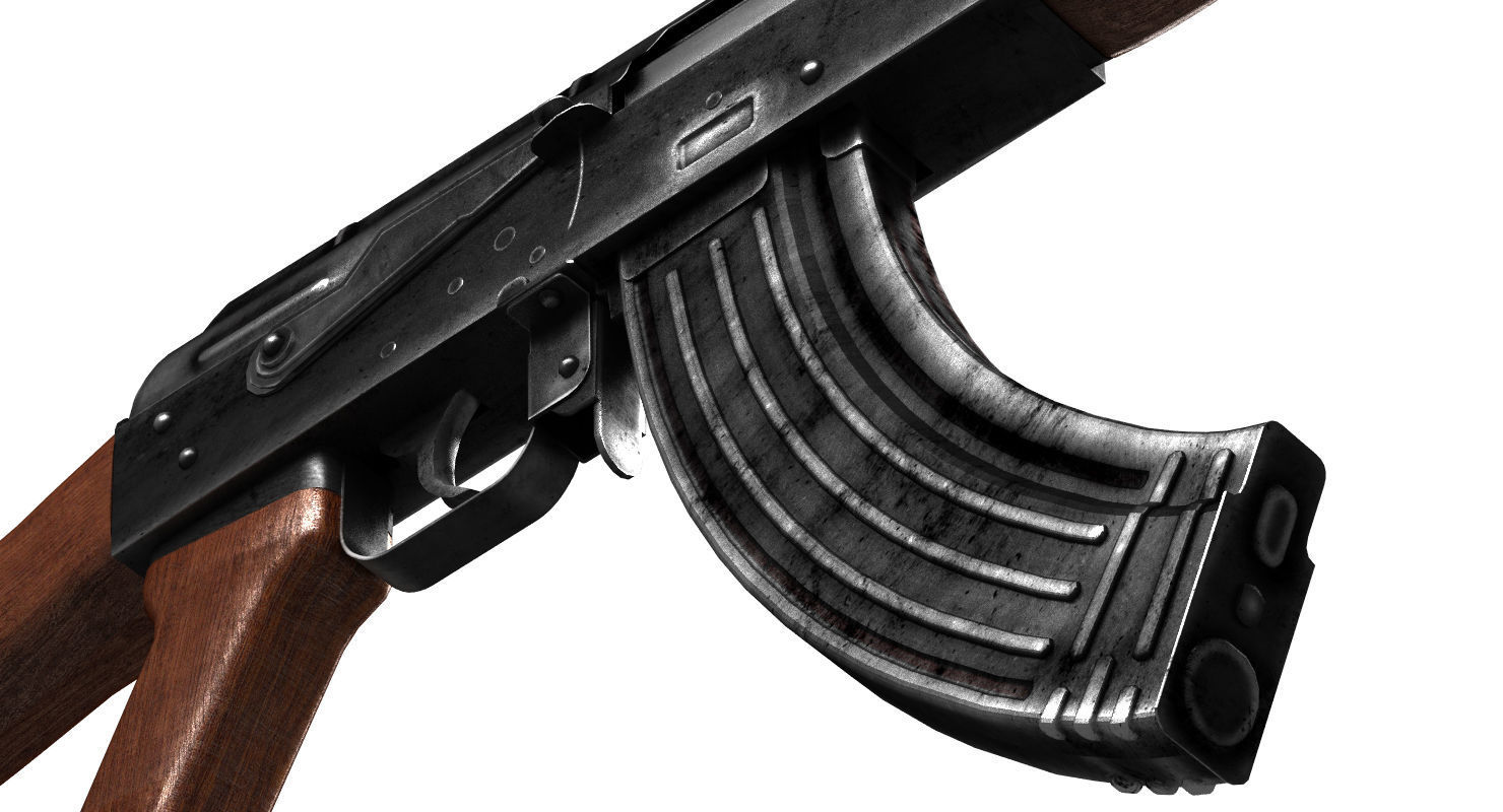 ak47 kalashnikov 3D model_9