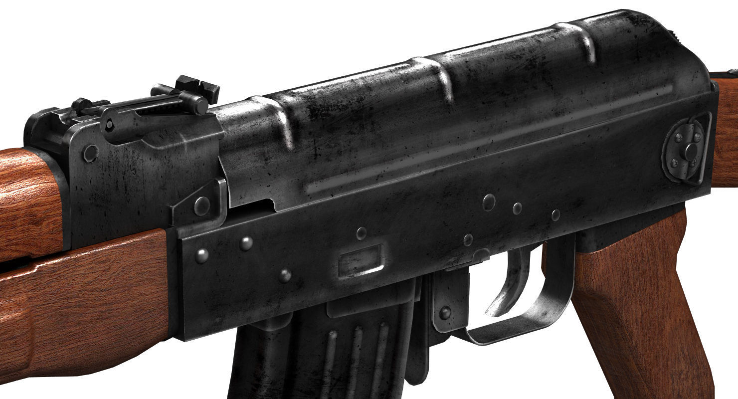 ak47 kalashnikov 3D model_5