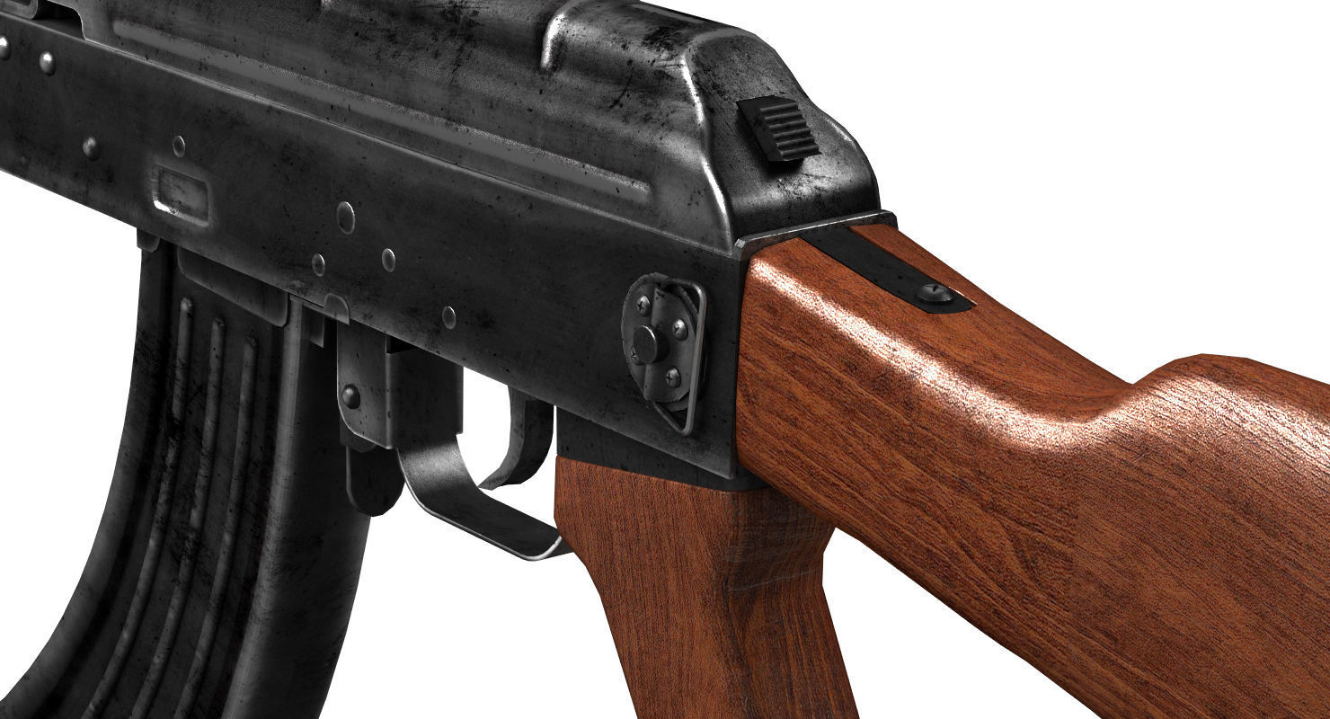 ak47 kalashnikov 3D model_6