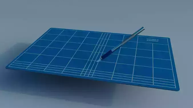 Scalpel and Cutting Mat