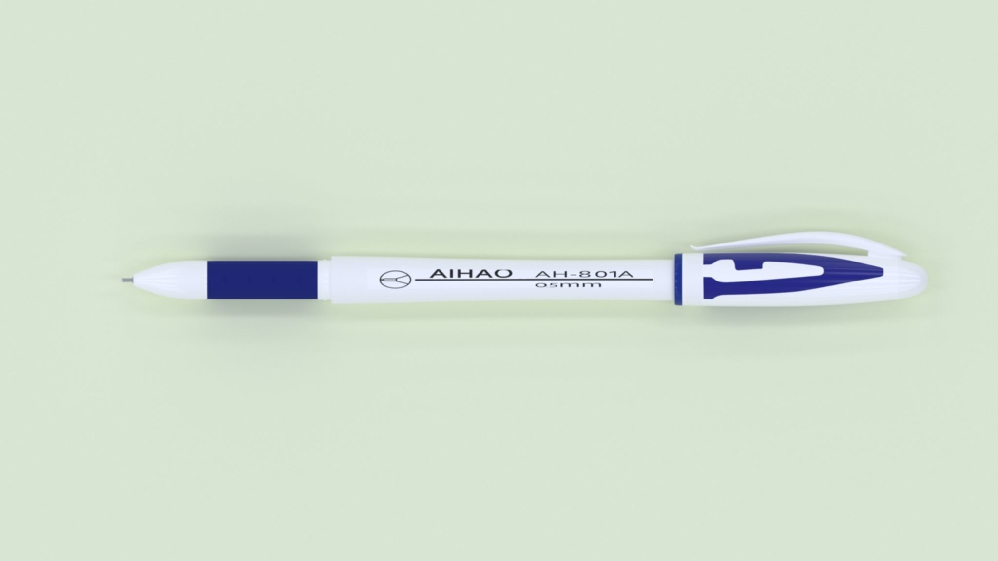 Pen Aihao 3D model_2