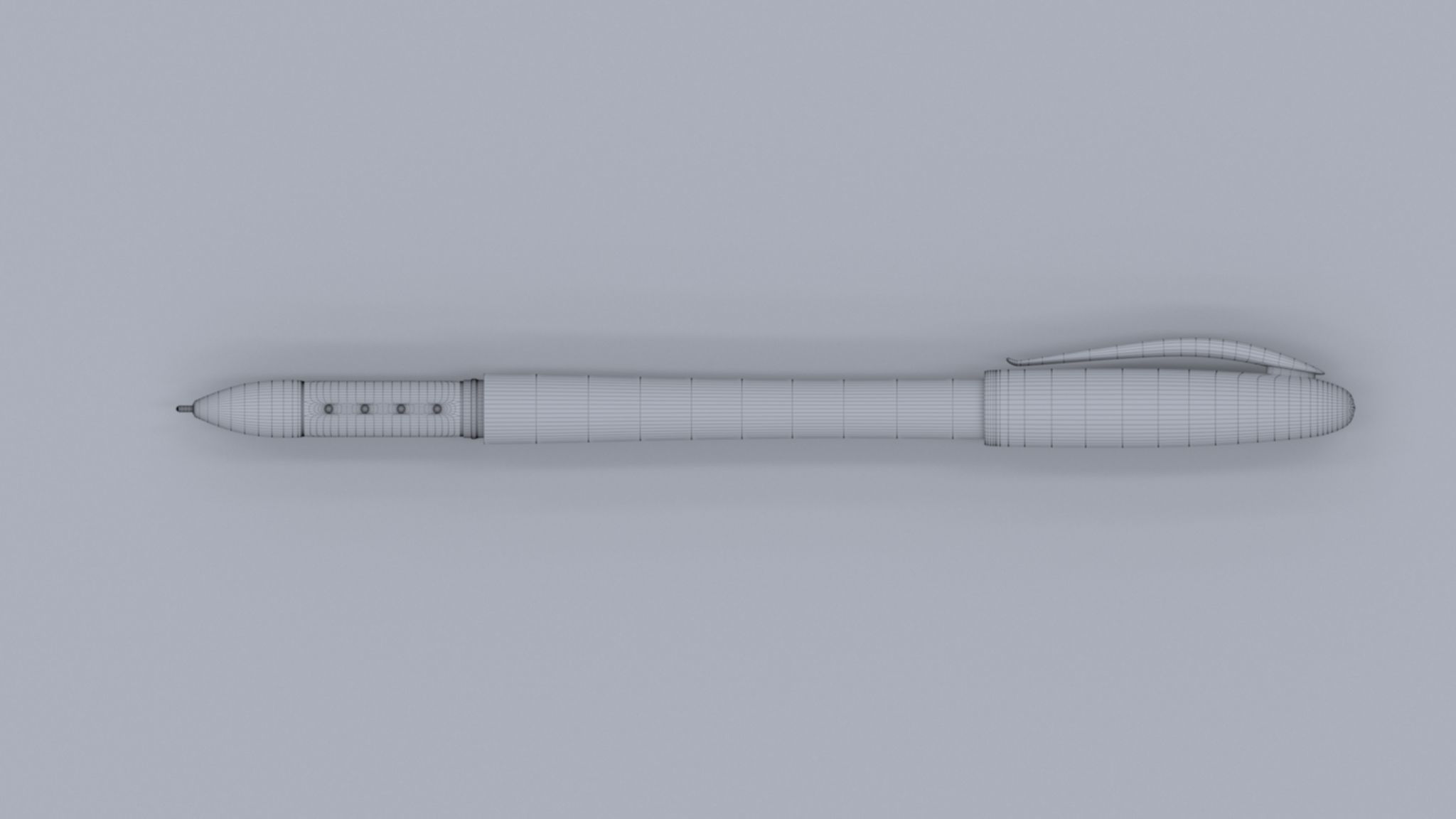 Pen Aihao 3D model_5