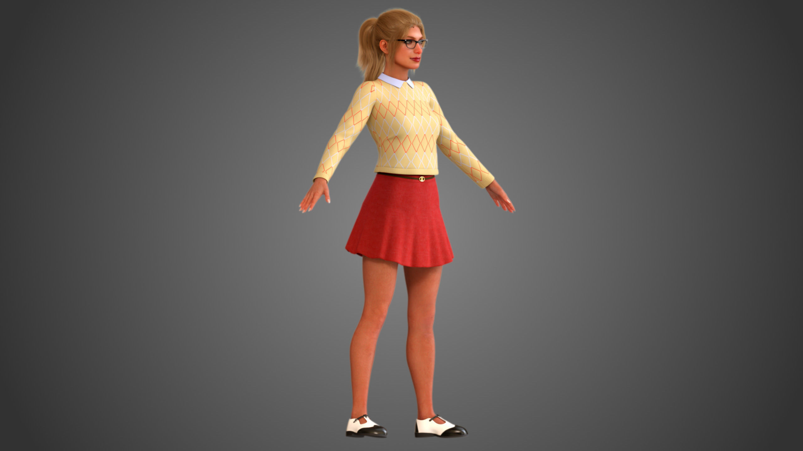 Supergirl - Kara Danvers 3D model_4