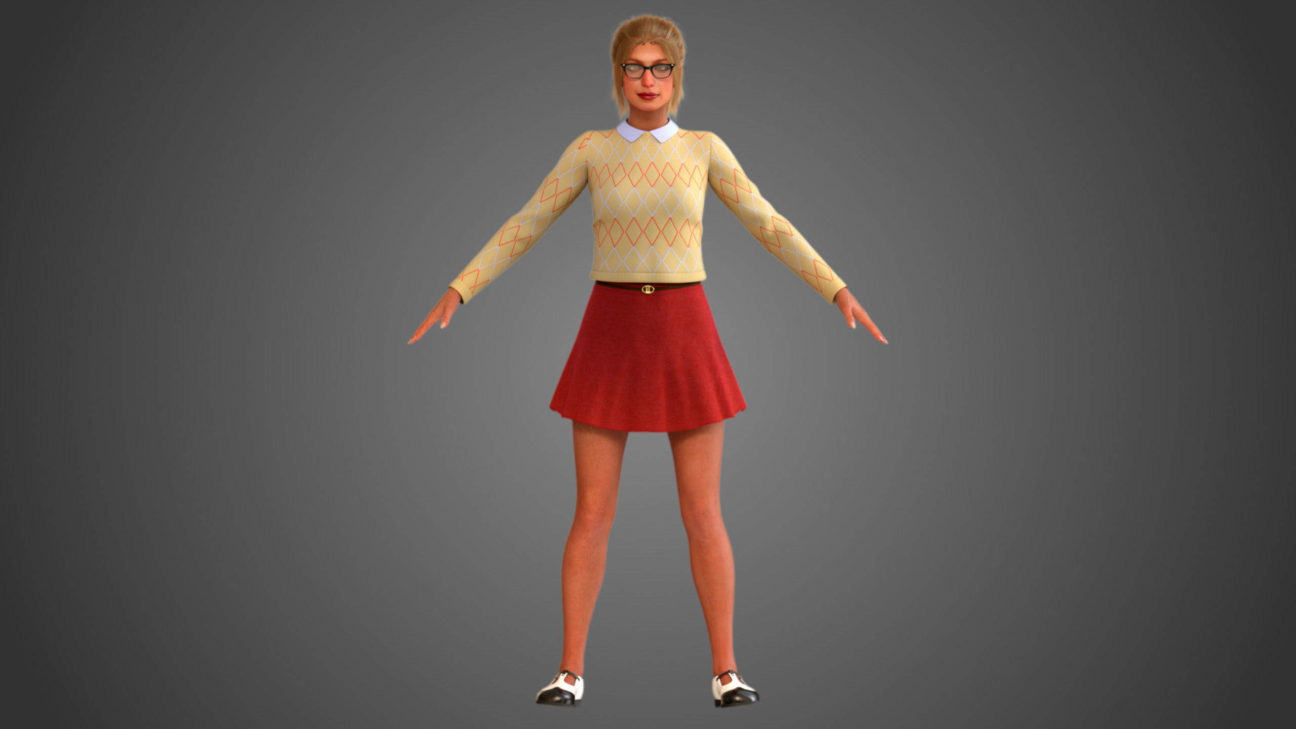 Supergirl - Kara Danvers 3D model_5